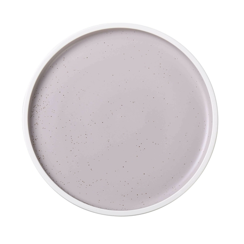 Yanco DM-110 10" Dia. Matte Light Lavender Porcelain Round Denmark Plate