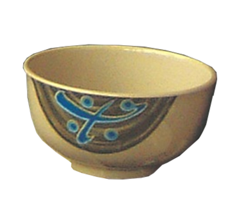 Yanco JP-5050 14 Oz. 5" Dia. Melamine Round Japanese Soup Bowl