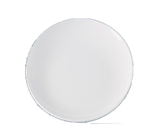 Yanco CO-112 12" Dia. White Melamine Round Coupe Plate