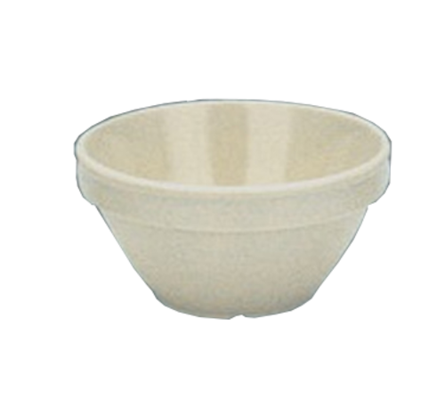 Yanco MS-313IV 8 Oz. 4.25" Dia. Ivory Melamine Round Milestone Bouillon Cup