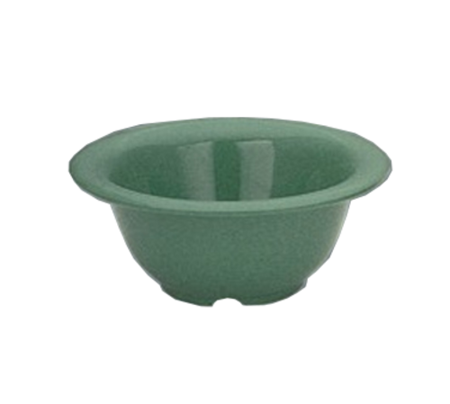 Yanco MS-5510GR 10 Oz. Green Melamine Round Milestone Soup Bowl