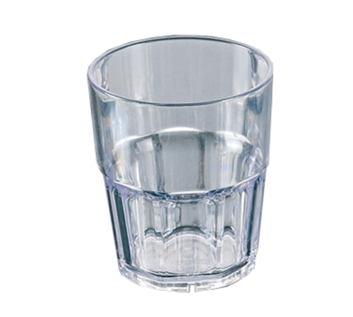 Yanco HA-010 10 Oz. Clear SAN Hawaii Double Rocks