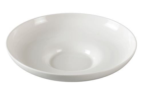 Yanco PS-1120 32 Oz. White Porcelain Round Piscataway Salad Bowl