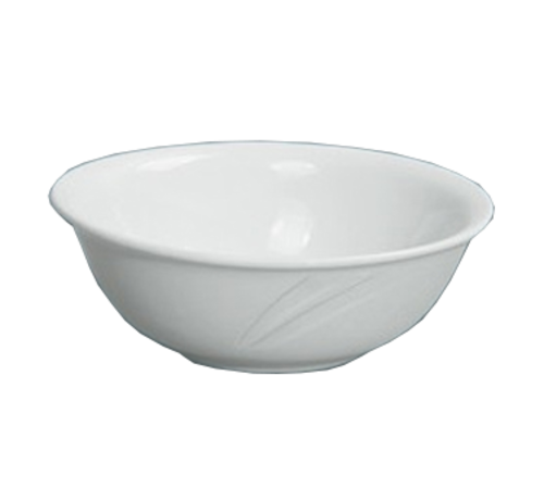 Yanco MM-82 64 Oz. Bone White Porcelain Round Miami Bowl