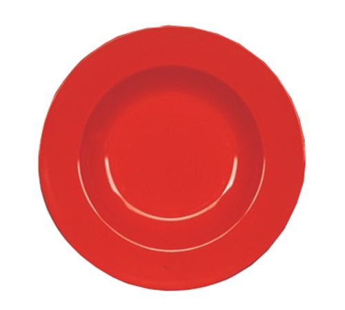Yanco MS-5811RD 16 Oz. Red Melamine Round Milestone Pasta Bowl