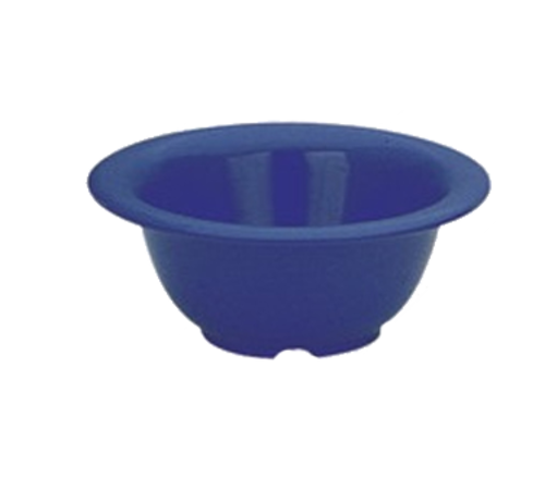 Yanco MS-5510BU 10 Oz. Blue Melamine Round Milestone Soup Bowl