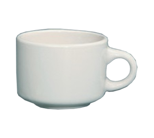 Yanco RE-23 7 Oz. White Ceramic Round Recovery Cup