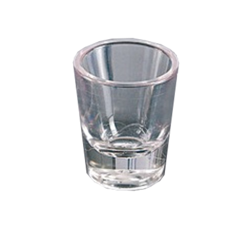 Yanco SM-01-S 1 Oz. Clear SAN Shot Glass