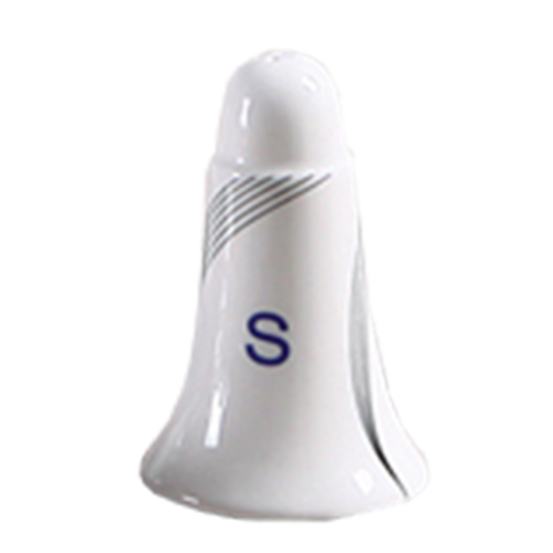 Yanco UR-SS 4" H Bone White Porcelain Urban Line Salt Shaker