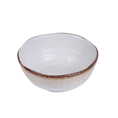 Yanco RO-406 14 Oz. Porcelain Round Rockeye Soup or Salad Bowl