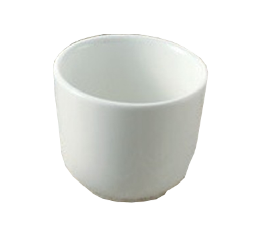 Yanco PS-45 4.5 Oz. White Porcelain Piscataway Chinese Tea Cup
