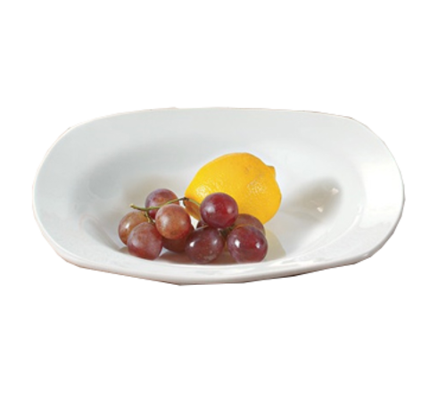 Yanco AC-511 26 Oz. Super White Porcelain Square Abco Square Pasta Bowl