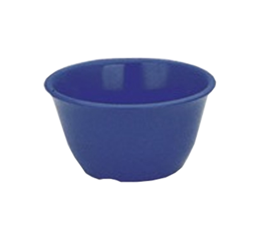 Yanco MS-303BU 7 Oz. 4" Dia. Blue Melamine Round Milestone Bouillon Cup