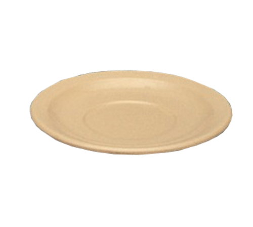 Yanco NS-9012T 5.5" W Tan Melamine Round Nessico Saucer
