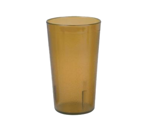Yanco PT-010A 9.5 Oz. Amber Plastic Tumbler