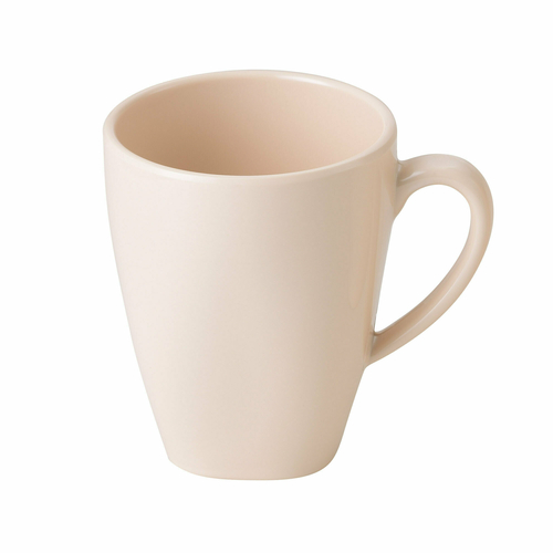 Yanco NS-9110T 3.25" Dia. Beige Melamine Round Nessico Mug