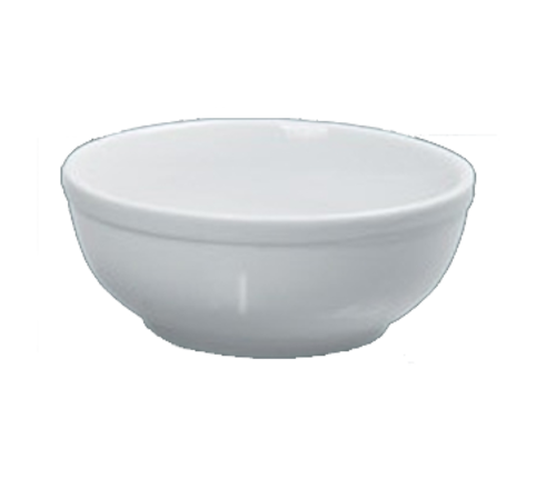 Yanco AC-6-M 18 Oz. Super White Porcelain Round Abco Salad Bowl