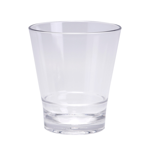 Yanco HA-209 9 Oz. Clear SAN Hawaii Rocks Glass