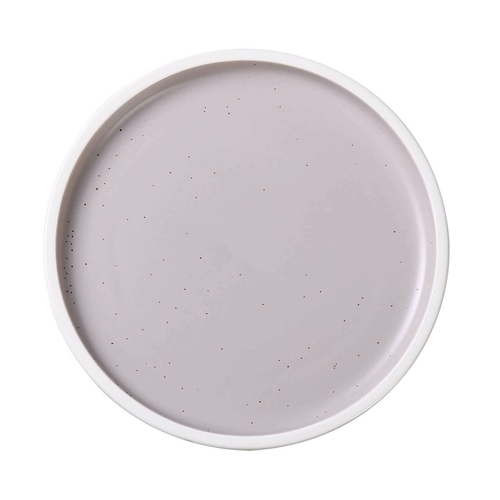 Yanco DM-107 7" Dia. Matte Light Lavender Porcelain Round Denmark Plate