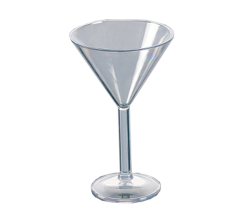 Yanco SM-10-MT 10 Oz. Clear SAN Martini