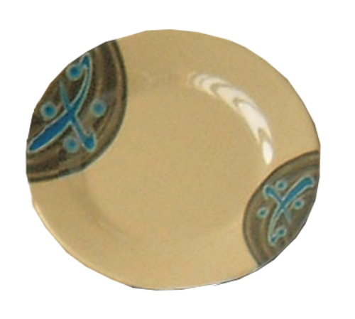 Yanco JP-1010 10.5" Dia. Melamine Round Japanese Plate