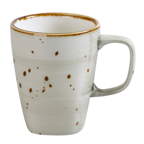 Yanco LY-503 10 Oz. Brown Round Porcelain with Handle Lycon Mug