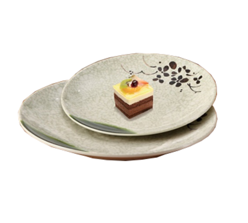 Yanco HO-1309 9" Dia. Melamine Round Coupe Honda Plate