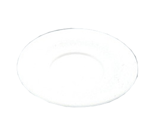 Yanco MS-9303WT 5.5" W White Melamine Round Milestone Saucer