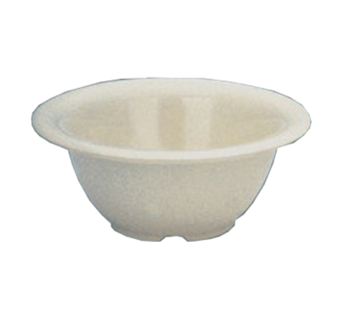 Yanco MS-5510IV 10 Oz. Ivory Melamine Round Milestone Soup Bowl