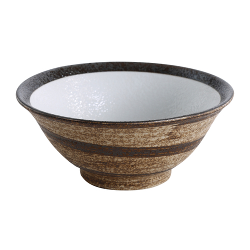 Yanco RO-4108 42 Oz. Porcelain Round Rockeye Noodle Bowl