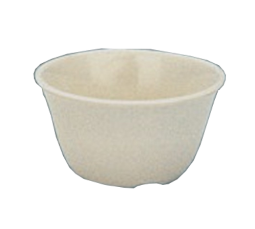 Yanco MS-303IV 7 Oz. 4" Dia. Ivory Melamine Round Milestone Bouillon Cup