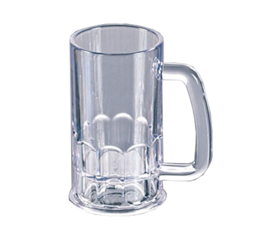 Yanco SM-12-B 12 Oz. Clear SAN Beer Mug - Pack of 24
