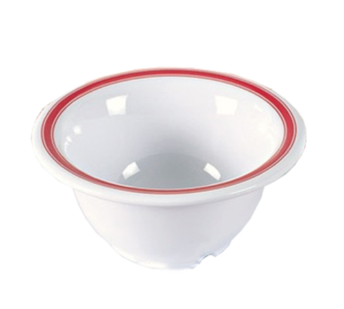 Yanco HS-5510 10 Oz. White Melamine Round Houston Salad Bowl