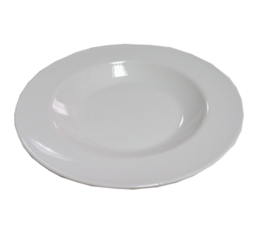 Yanco MS-5811IV 16 Oz. Ivory Melamine Round Milestone Pasta Bowl