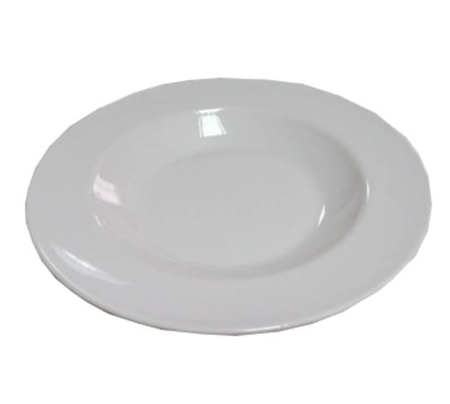 Yanco MS-5811IV 16 Oz. Ivory Melamine Round Milestone Pasta Bowl