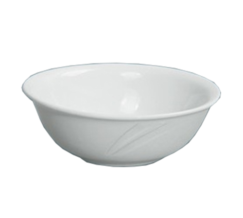 Yanco MM-15 12.5 Oz. Bone White Porcelain Round Miami Nappie