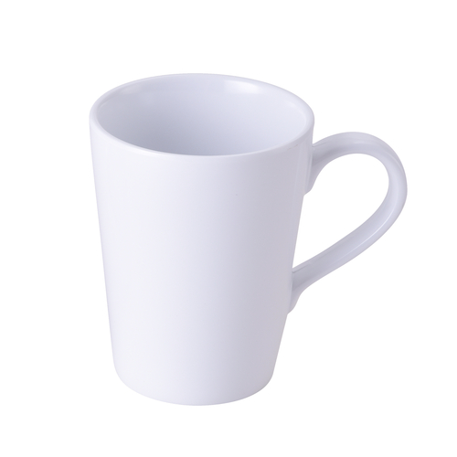 Yanco NS-9112W 3.5" Dia. White Melamine Round Nessico Mug
