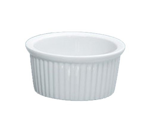Yanco RK-234 3.5 Oz. White Round Porcelain Accessories Ramekin Dish