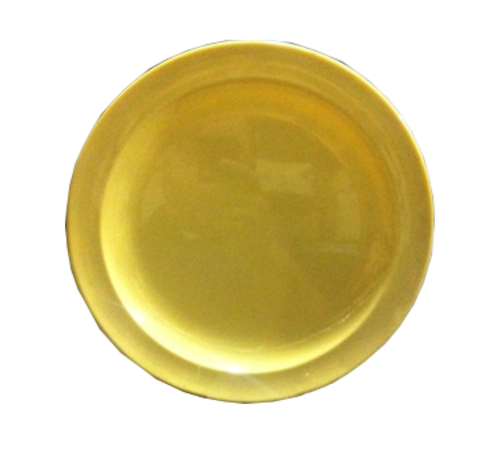 Yanco NS-107Y 7.25" Dia. Yellow Melamine Round Nessico Plate