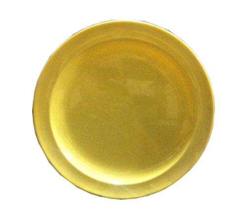 Yanco NS-107Y 7.25" Dia. Yellow Melamine Round Nessico Plate