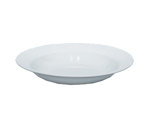 Yanco AC-115 25 Oz. Super White Porcelain Round Abco Pasta Bowl