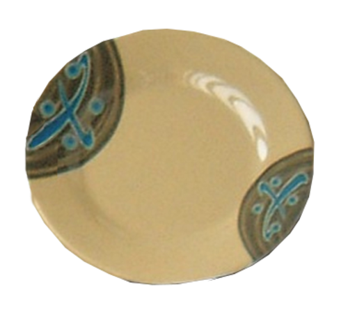 Yanco JP-1009 9" Dia. Melamine Round Japanese Plate