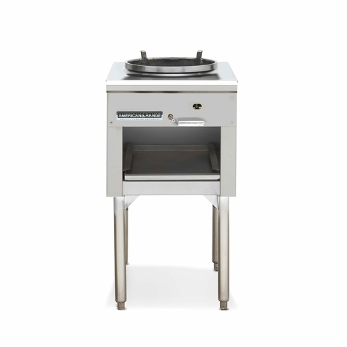 American Range ARWR-J16 18" W Natural Gas Stainless Steel Wok Range - 125,000 BTU