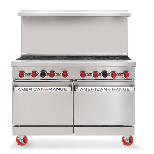 American Range AR-12G-6B-NG 48" W 6 Open Burners Natural Gas Restaurant Range - 266,000 BTU