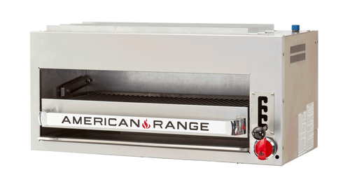 American Range ARSM-36 36" W Natural Gas Stainless Steel Infrared Salamander Broiler - 35,000 BTU