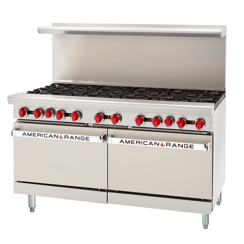 American Range AR-10-CC 60" W 10 Burners Natural Gas Restaurant Range - 355,000 BTU