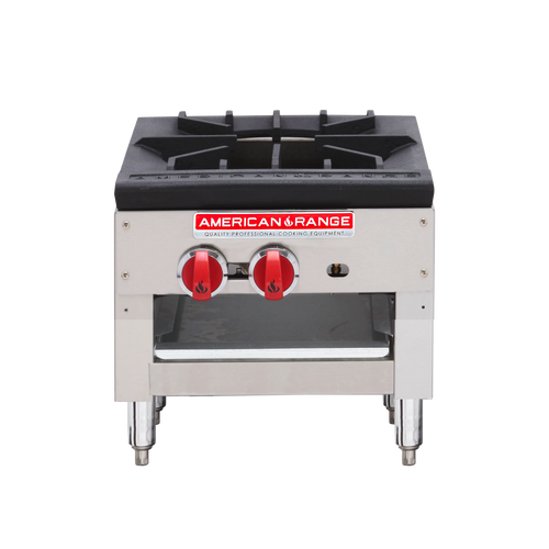 American Range SPSH-18 18" W Natural Gas 1 Burner Stock Pot Range - 90,000 BTU