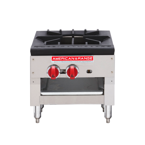 American Range SPSH-18 18" W Natural Gas 1 Burner Stock Pot Range - 90,000 BTU