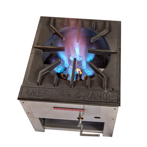 American Range ARSP-J 18" W 1 Burner Natural Gas Stock Pot Range - 125,000 BTU