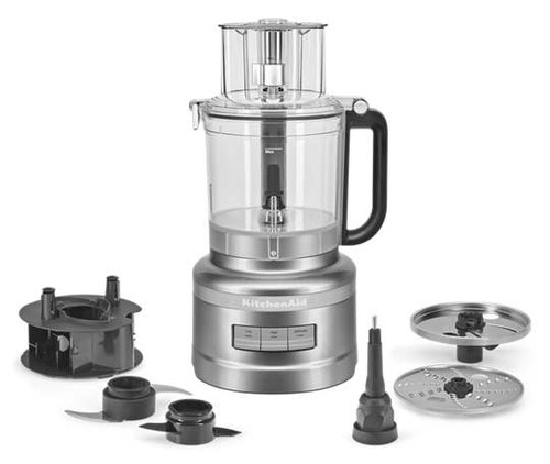 KitchenAid KFP1318CU 13 Cups Contour Silver Multi-Purpose Blade Food Processor